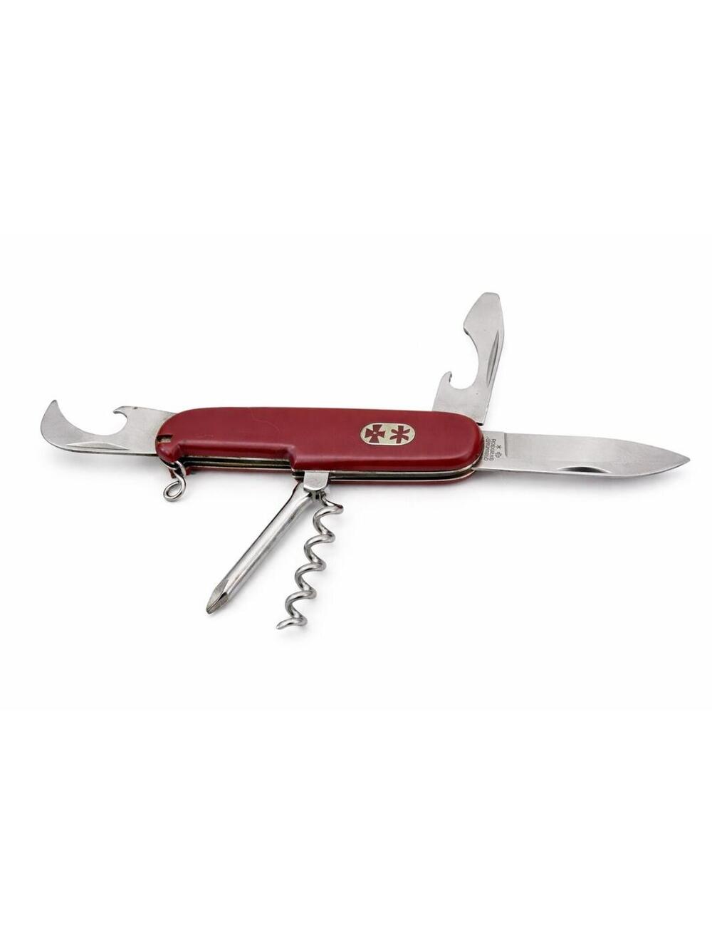 Vintage Rodgers Sheffield Brown Multi Tool Folding Pocket Knife Corkscrew